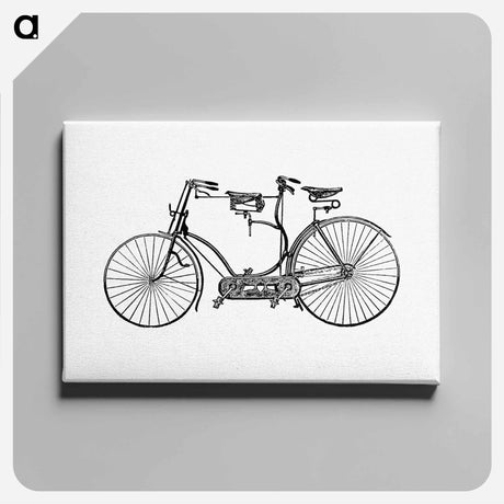 アートパネル-Tandem Bicycle, Devia Hibernia
 - 大英図書館 Canvas.
