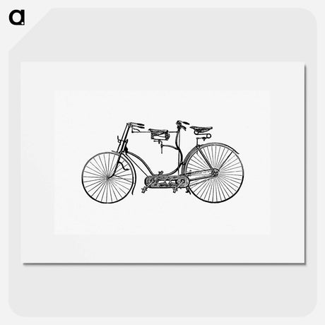 アートポスター-Tandem Bicycle, Devia Hibernia
 - 大英図書館 Poster.