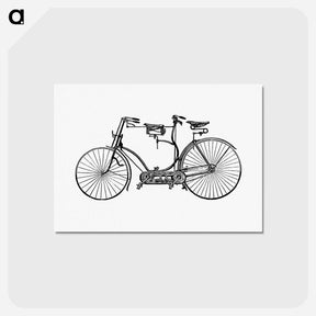 アートポストカード-Tandem Bicycle, Devia Hibernia
 - 大英図書館 Postcard.