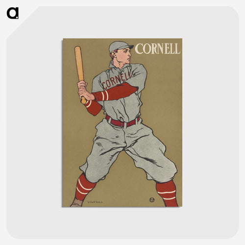 Baseball Player Holding a Bat - エドワード ペンフィールド Postcard.