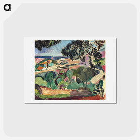アートポストカード-Paysage De Collioure - アンリ マティス Postcard.