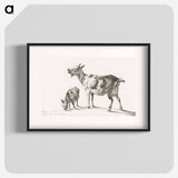 Goats - ジャン ベルナール Poster.
