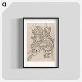 アートポスター-Hokusai's Album of Sketches - 葛飾 北斎 Poster.