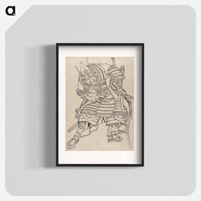 アートポスター-Hokusai's Album of Sketches - 葛飾 北斎 Poster.