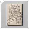 アートパネル-Hokusai's Album of Sketches - 葛飾 北斎 Canvas.