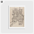 アートポストカード-Hokusai's Album of Sketches - 葛飾 北斎 Postcard.