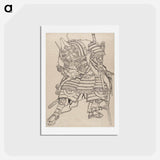 アートポストカード-Hokusai's Album of Sketches - 葛飾 北斎 Postcard.