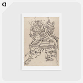 アートポストカード-Hokusai's Album of Sketches - 葛飾 北斎 Postcard.