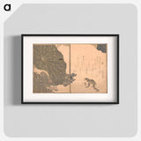 アートポスター-Picture Book of Crawling Creatures (The Insect Book) (Ehon mushi erami) - 喜多川 歌麿 Poster.