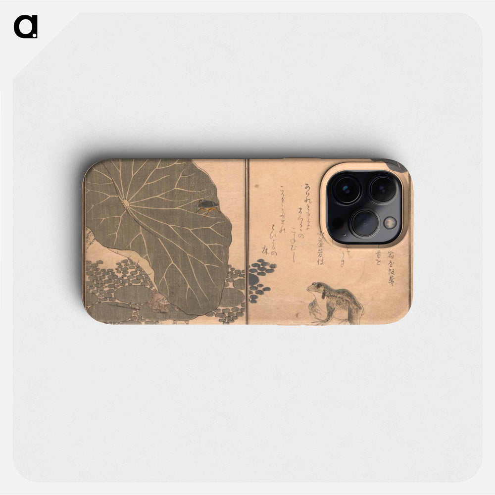 Picture Book of Crawling Creatures (The Insect Book) (Ehon mushi erami) - 喜多川 歌麿 Phone Case.