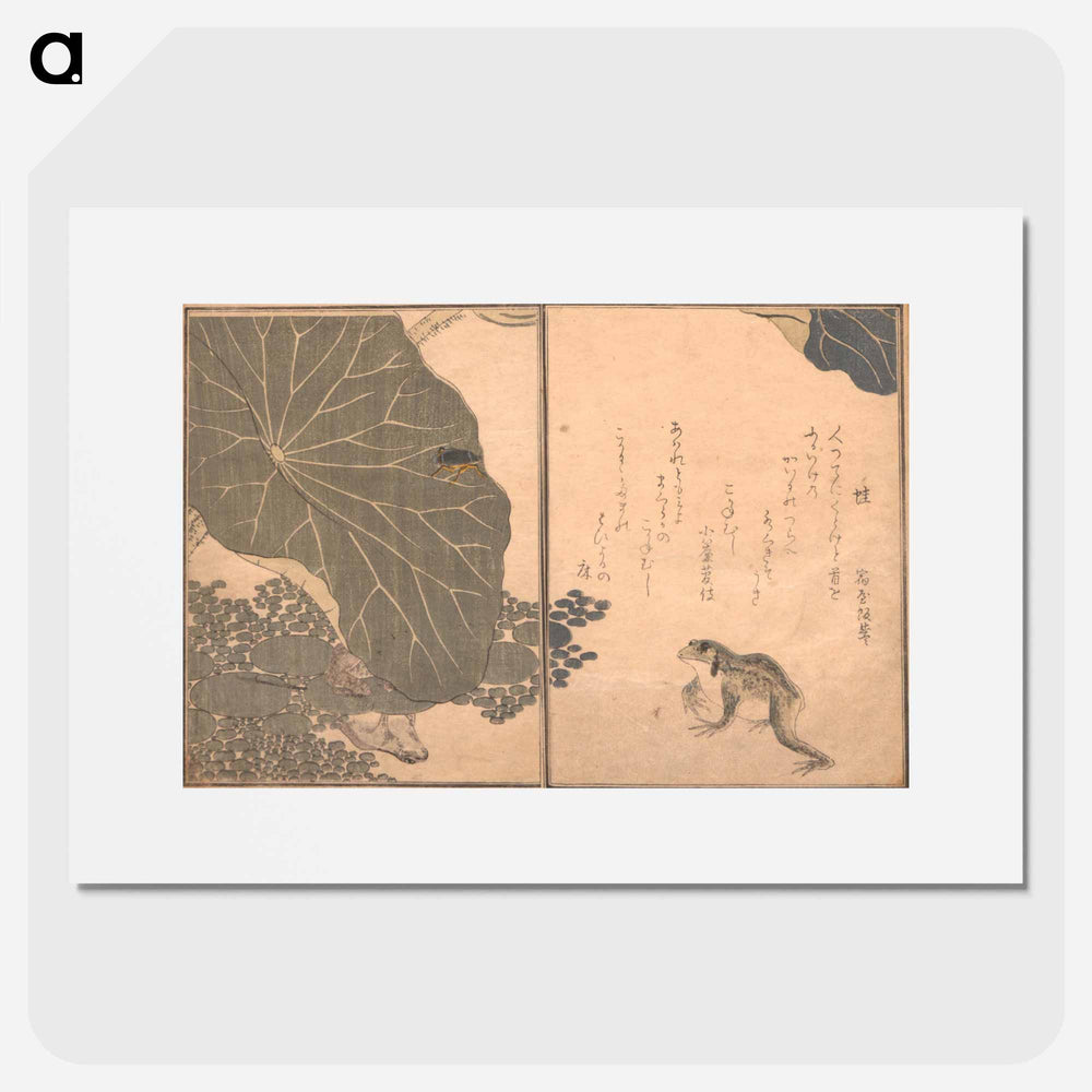 アートポスター-Picture Book of Crawling Creatures (The Insect Book) (Ehon mushi erami) - 喜多川 歌麿 Poster.