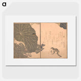 アートポスター-Picture Book of Crawling Creatures (The Insect Book) (Ehon mushi erami) - 喜多川 歌麿 Poster.