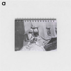 アートメモ帳-Nurse with Patient at Tent Hospital, Auteuil Race Track
 - 国立医学図書館 Memo.