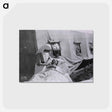 アートポストカード-Nurse with Patient at Tent Hospital, Auteuil Race Track
 - 国立医学図書館 Postcard.