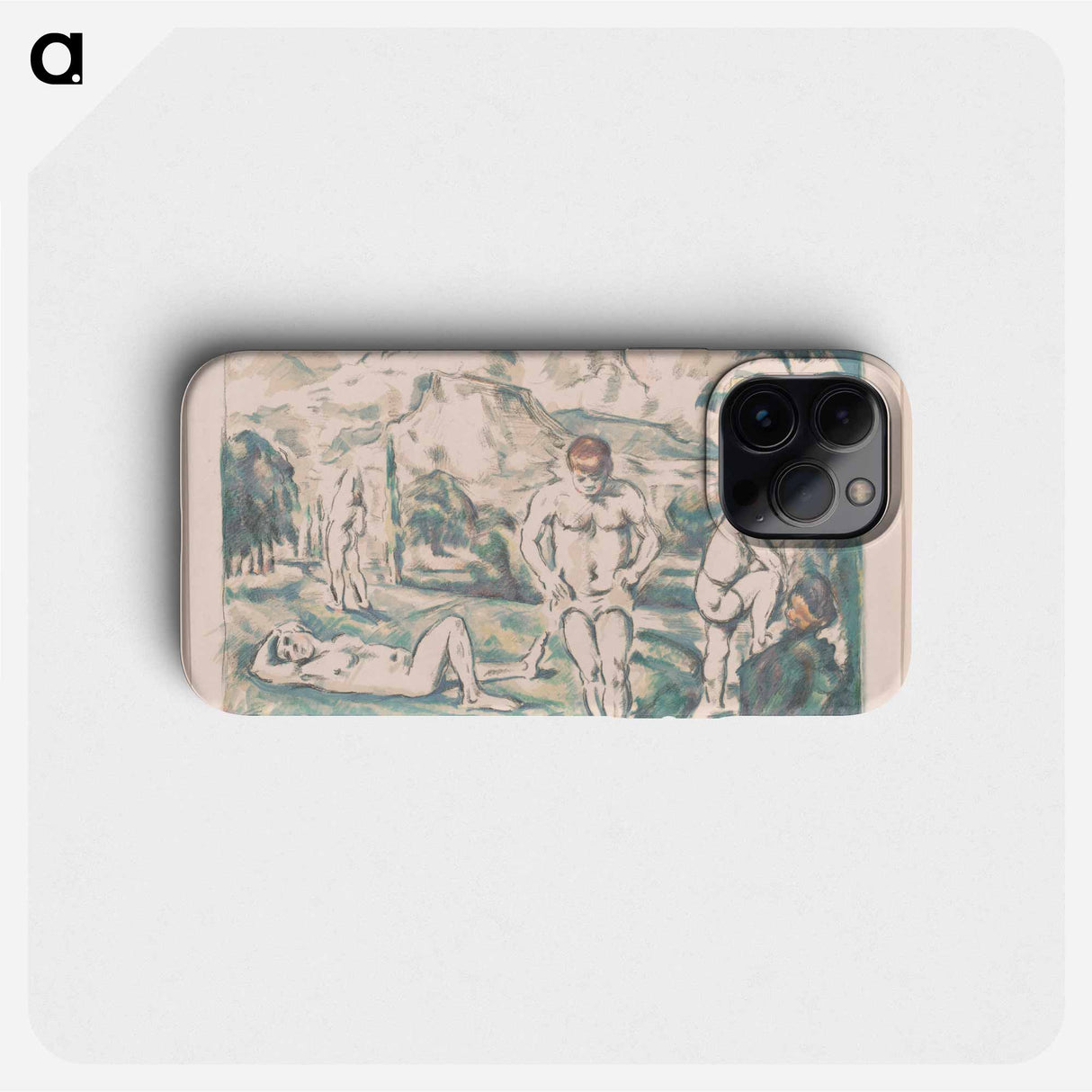 Bathers - Paul Cezanne Phone Case.