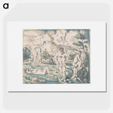 アートポスター-Bathers - ポール セザンヌ Poster.