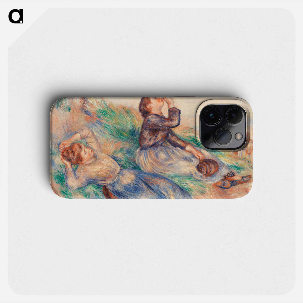 Grape Gatherers (Vendangeuses) - Pierre Auguste Renoir Phone Case.