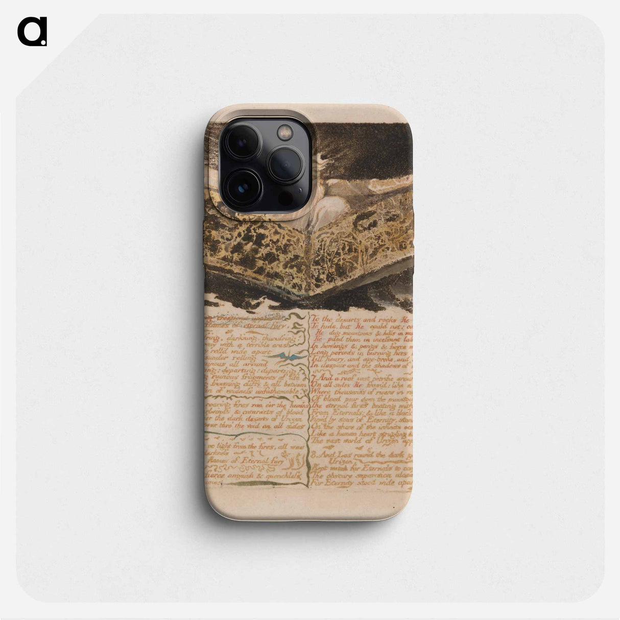 The First Book of Urizen, Plate 8, "In Living Creations Appear'd...." - ウィリアム ブレイク Phone Case.