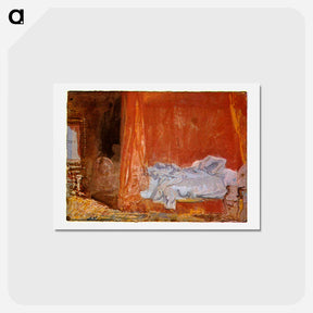 アートポストカード-One bedroom - ウィリアム ターナー Postcard.