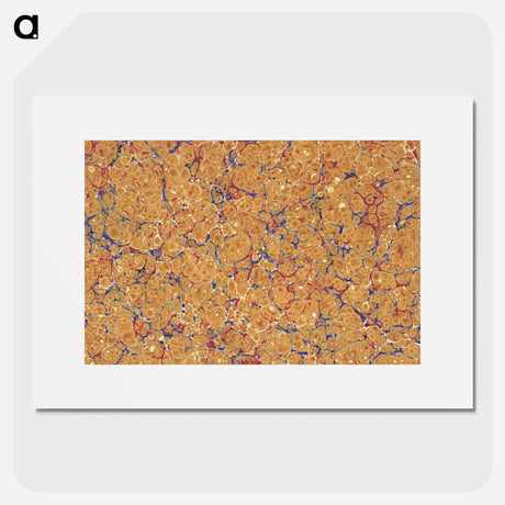 アートポスター-Abstract Granite Pattern
 - 大英図書館 Poster.