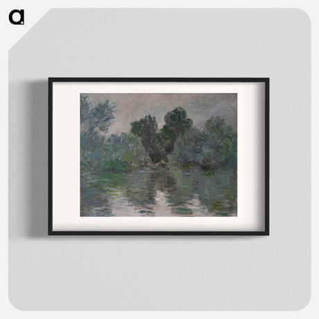 アートポスター-Monet - un bras de Seine près de Vétheuil - クロード モネ Poster.