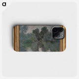 Monet - un bras de Seine près de Vétheuil - クロード モネ Phone Case.