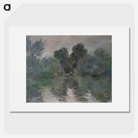 アートポスター-Monet - un bras de Seine près de Vétheuil - クロード モネ Poster.