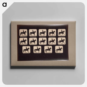 アートパネル-Trotting Horses
 - エドワード マイブリッジ Canvas.