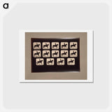 アートポストカード-Trotting Horses
 - エドワード マイブリッジ Postcard.