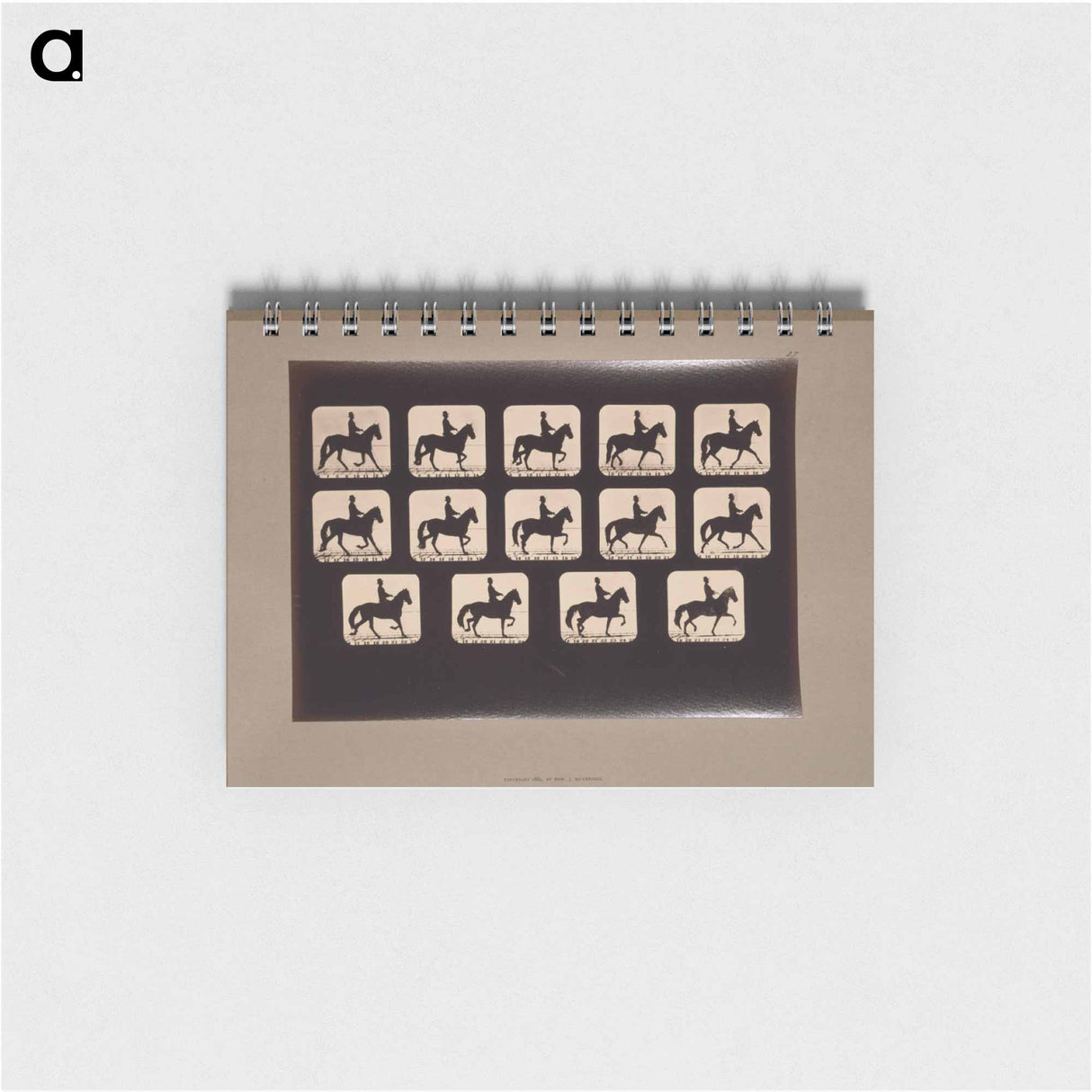 アートメモ帳-Trotting Horses
 - エドワード マイブリッジ Memo.