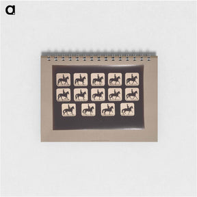 アートメモ帳-Trotting Horses
 - エドワード マイブリッジ Memo.