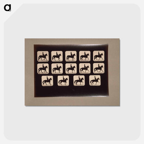 アートポストカード-Trotting Horses
 - エドワード マイブリッジ Postcard.
