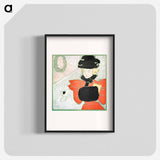 Vintage Christmas Card by Edward Penfield - エドワード ペンフィールド Poster.