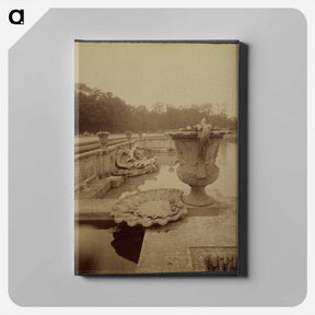 アートパネル-Versailles, Bassin de Neptune
 - ウジェーヌ アジェ Canvas.