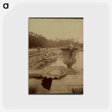 アートポストカード-Versailles, Bassin de Neptune
 - ウジェーヌ アジェ Postcard.
