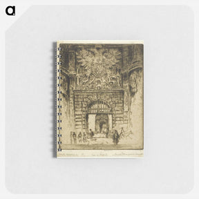 アートメモ帳-Porch of San Maclou, Rouen
 - ジョセフ ペネル Memo.
