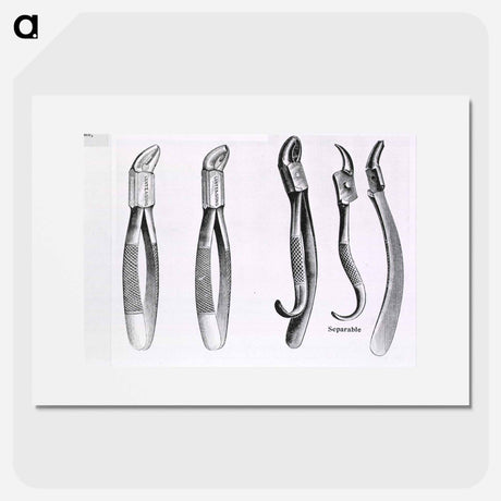アートポスター-Dental Extraction Instruments
 - 国立医学図書館 Poster.