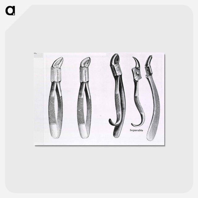 アートポストカード-Dental Extraction Instruments
 - 国立医学図書館 Postcard.