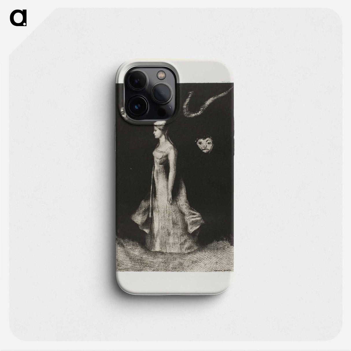 Obsession - Odilon Redon Phone Case.