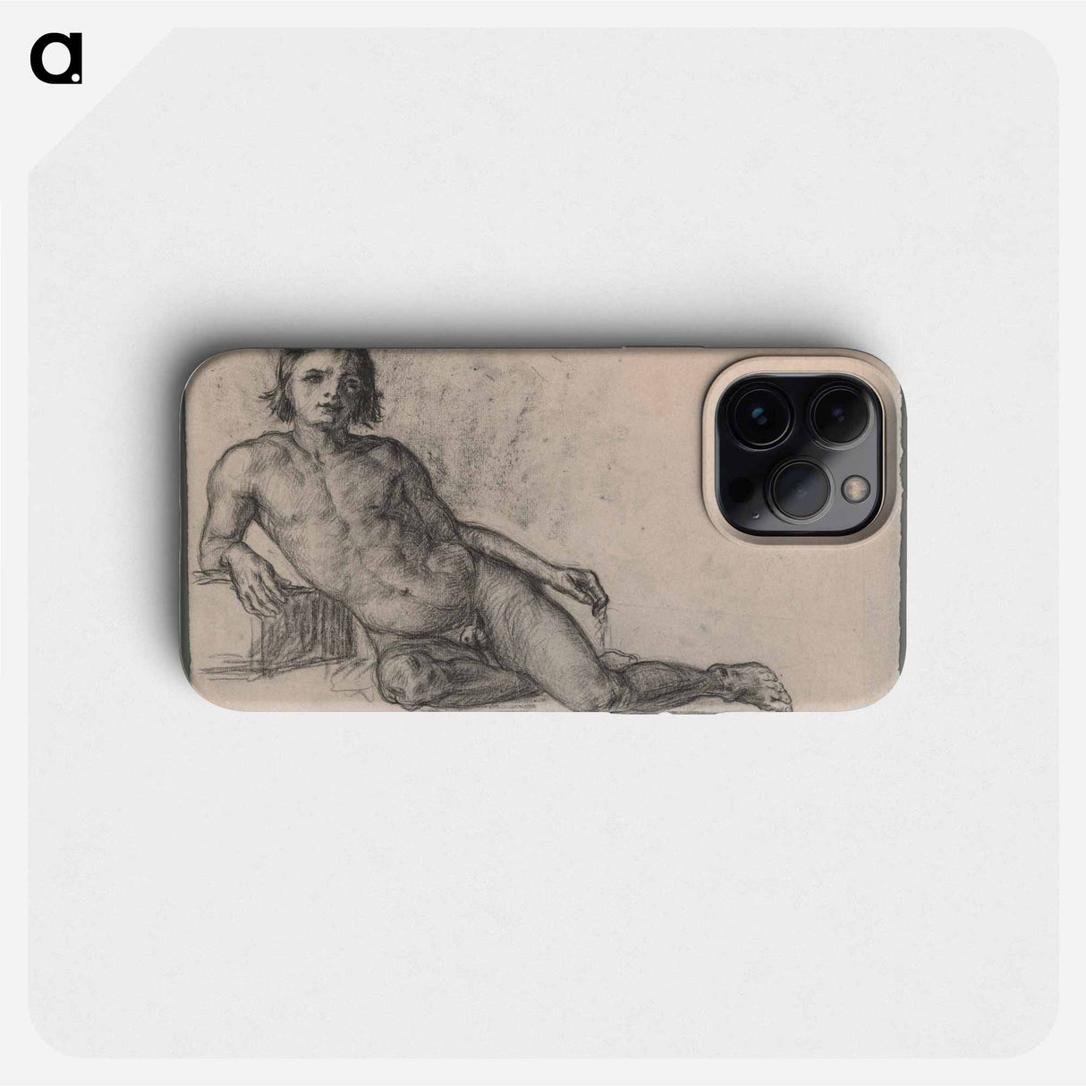 Male Nude - Paul Cezanne Phone Case.