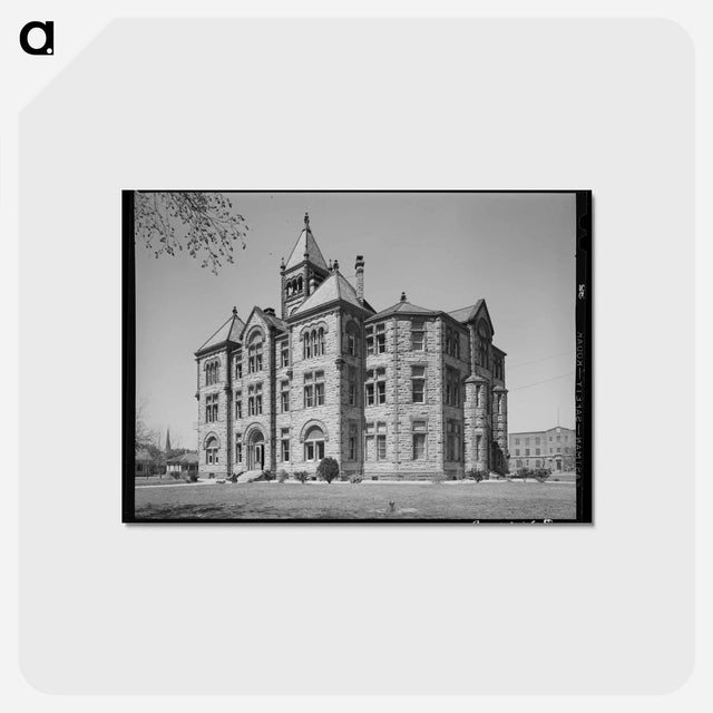 アートポストカード-Courthouse, Cuero, Texas
 - ラッセル リー Postcard.
