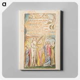 アートパネル-Songs of Innocence and of Experience: Voice of the Ancient Bard - ウィリアム ブレイク Canvas.