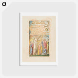 アートポストカード-Songs of Innocence and of Experience: Voice of the Ancient Bard - ウィリアム ブレイク Postcard.