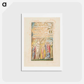 アートポストカード-Songs of Innocence and of Experience: Voice of the Ancient Bard - ウィリアム ブレイク Postcard.