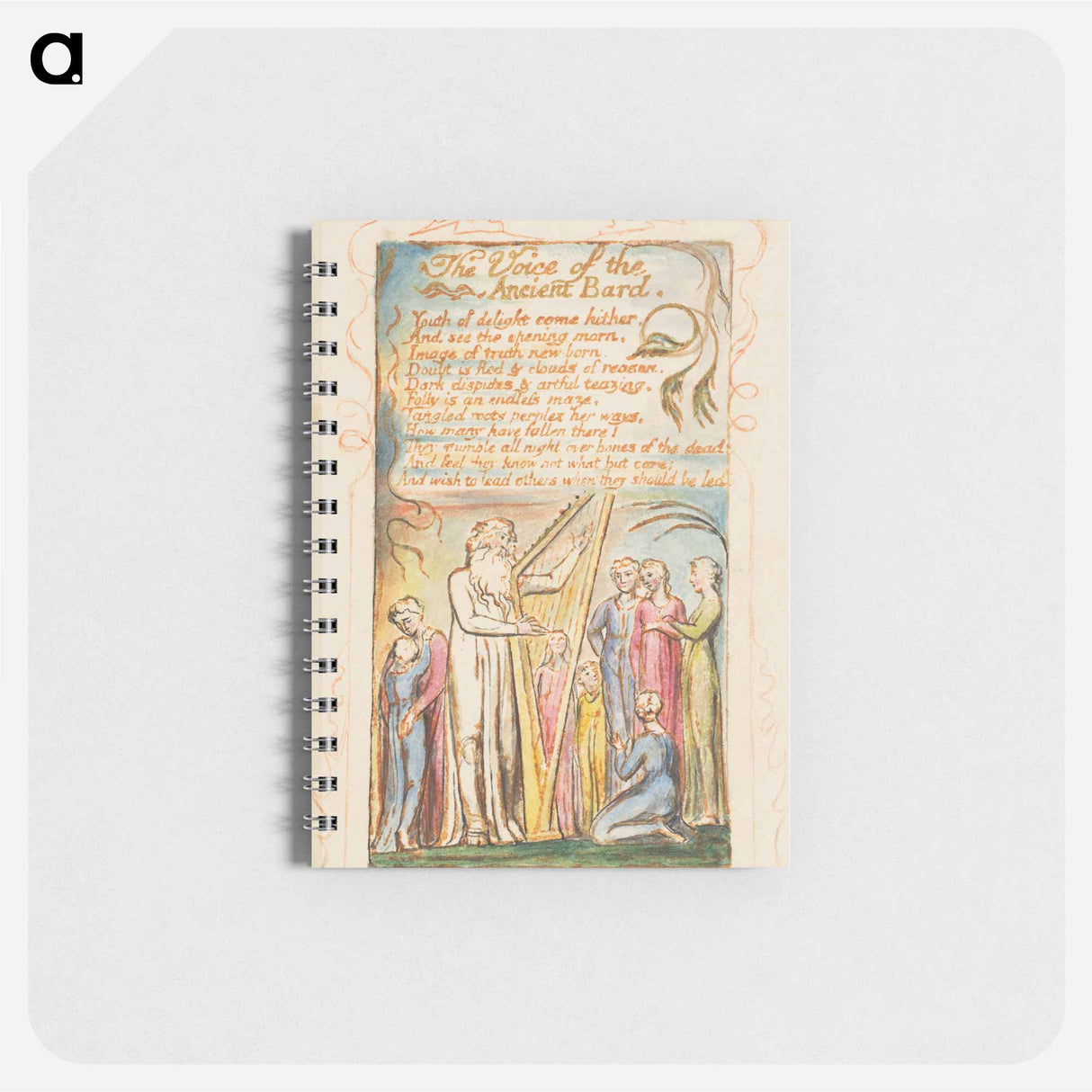アートメモ帳-Songs of Innocence and of Experience: Voice of the Ancient Bard - ウィリアム ブレイク Memo.