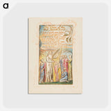 アートポストカード-Songs of Innocence and of Experience: Voice of the Ancient Bard - ウィリアム ブレイク Postcard.