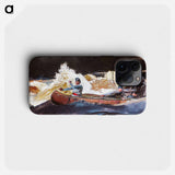 Shooting the Rapids, Saguenay River - ウィンスロー ホーマー Phone Case.