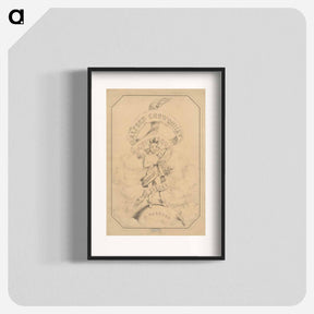 アートポスター-Wrapper for six prints from Alfred Crowquill's Christmas Pieces
 - イェール大学アートギャラリー Poster.