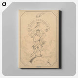 アートパネル-Wrapper for six prints from Alfred Crowquill's Christmas Pieces
 - イェール大学アートギャラリー Canvas.