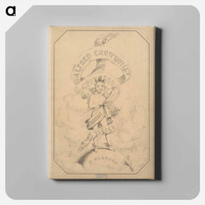 アートパネル-Wrapper for six prints from Alfred Crowquill's Christmas Pieces
 - イェール大学アートギャラリー Canvas.
